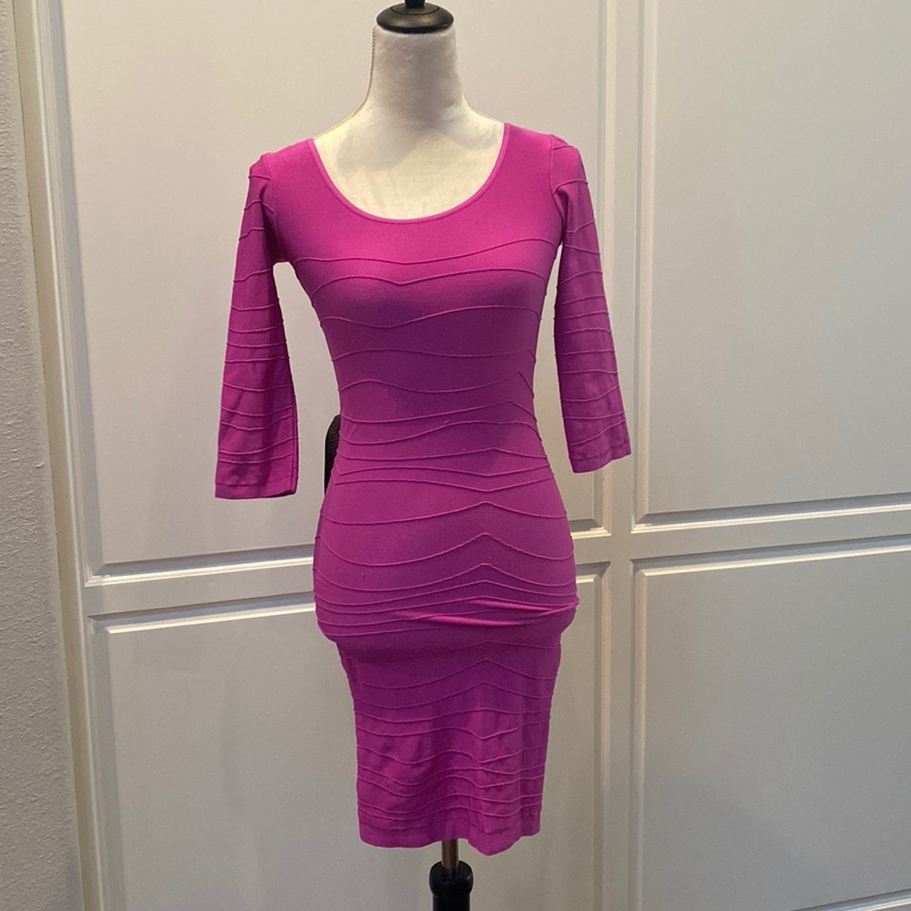 Bebe dress size S.  Shocking pink